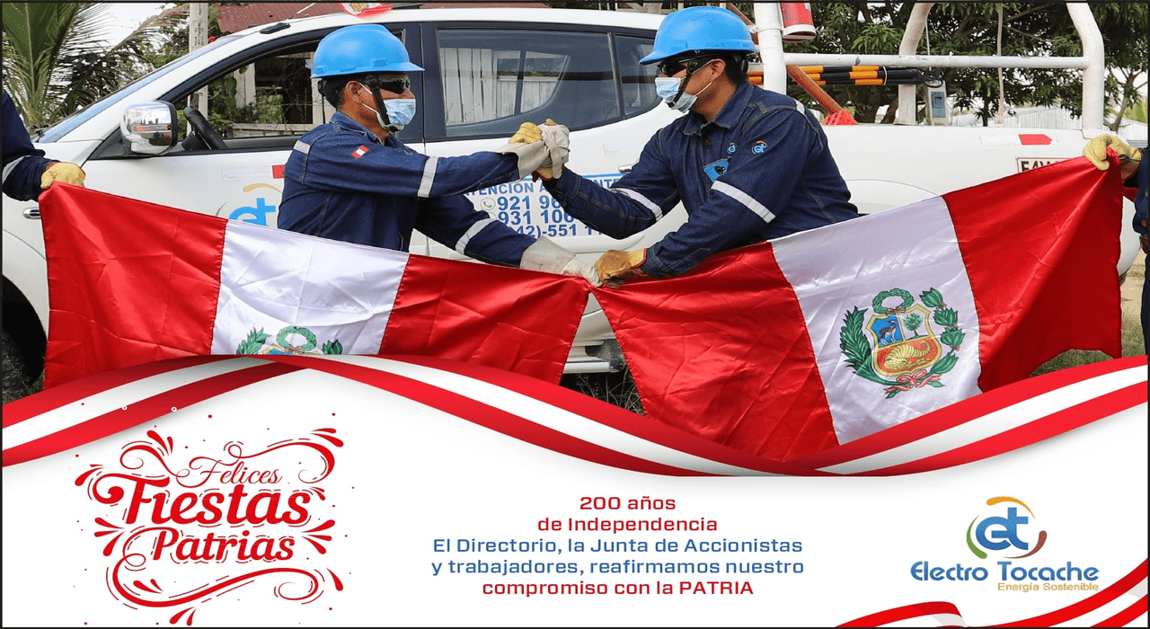 ¡Felices Fiestas
                                        Patrias amado Perú!